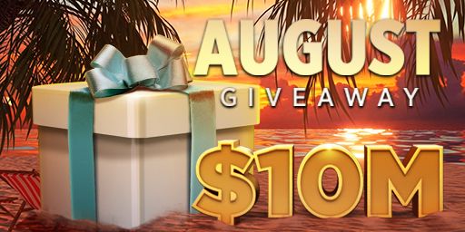 $10,000,000 August Cash Giveaway 2023 - GGPoker